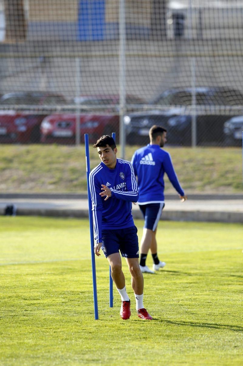 Entrenamiento del Real Zaragoza, 25 de febrero