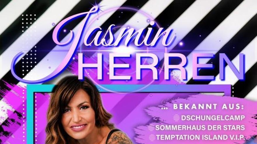 Werbeplakat für den Auftritt von Jasmin Herren im Oberbayern