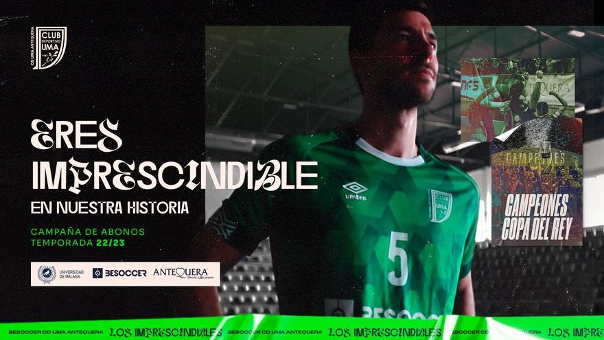 El BeSoccer CD UMA Antequera lanza su campaña de abonados premiando a “los imprescindibles”