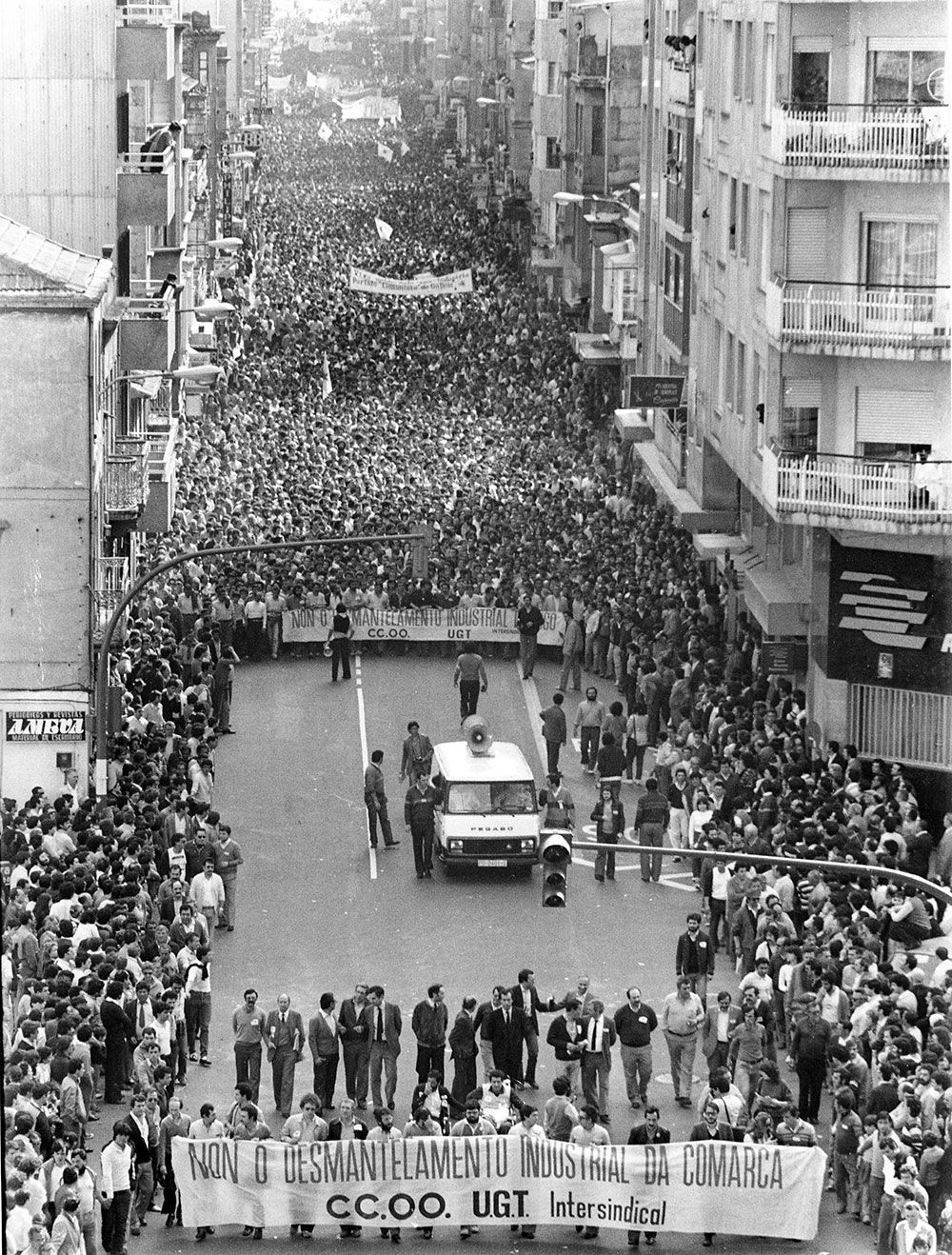 Del fletán al "¡Pases pro bus!": 12 manifestaciones históricas de Vigo