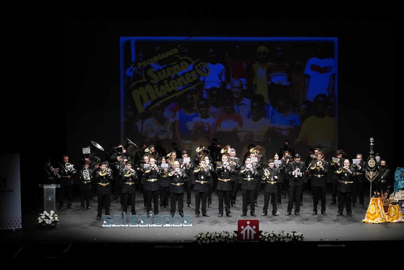 Actuación de la banda del Perdón, en el Teatro Silo de Pozoblanco.