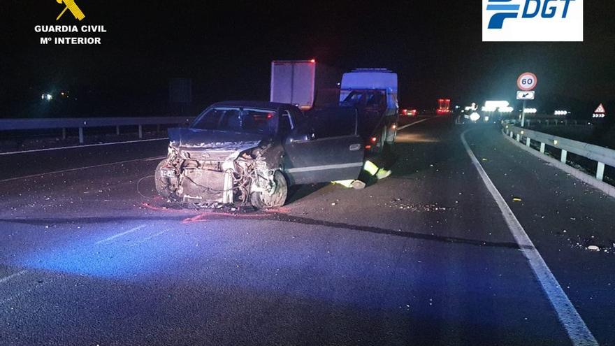 Una conductora causa un accidente tras ir 12 kilómetros en sentido contrario entre Elche y Crevillent