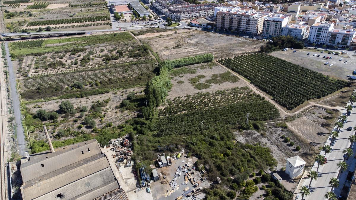 Zona donde El Puig quiere desarrollar un PAI con vivienda asequible.