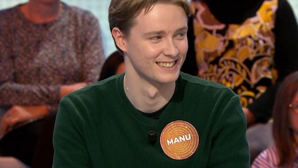 Manu, durante la última grabación de 'Pasapalabra'