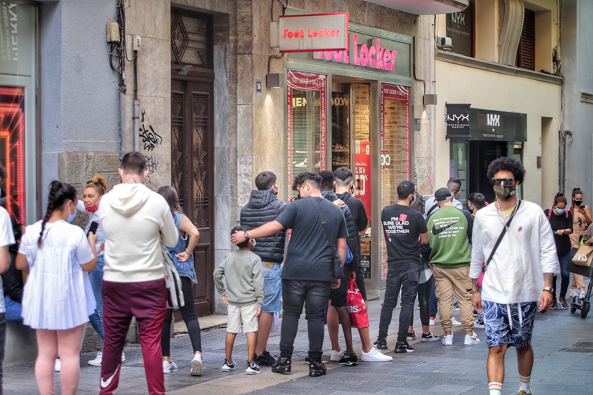 Primer día de rebajas en Santa Cruz de Tenerife