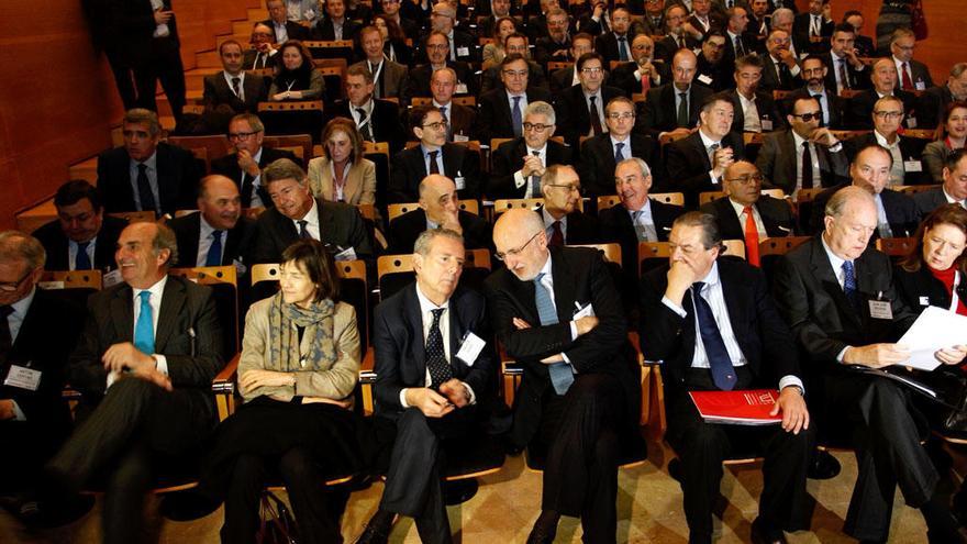 Empresarios que participaron el pasado mes de febrero en el acto celebrado en Tarragona.