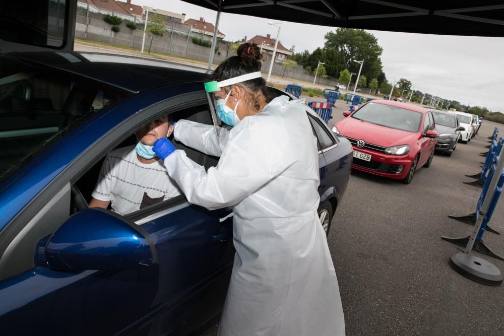 Primer día de autocovid para los clientes de La Buena Vida