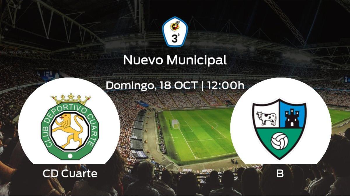 Previa del partido: el CD Cuarte y el Borja se enfrentan en su primer asalto en la Tercera División