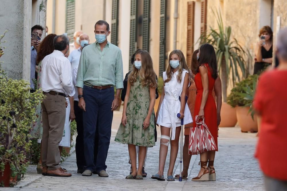 Die Königsfamilie besucht Petra auf Mallorca