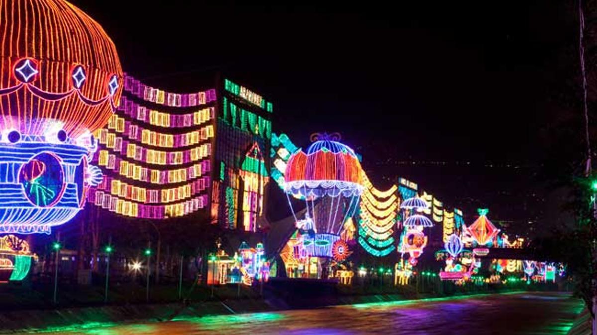 Navidad en Medellín: un espectáculo de luz y color