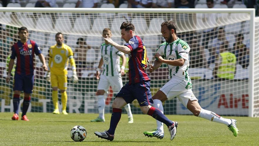 Mesi contra el Córdoba CF en el partido de liga de 2015