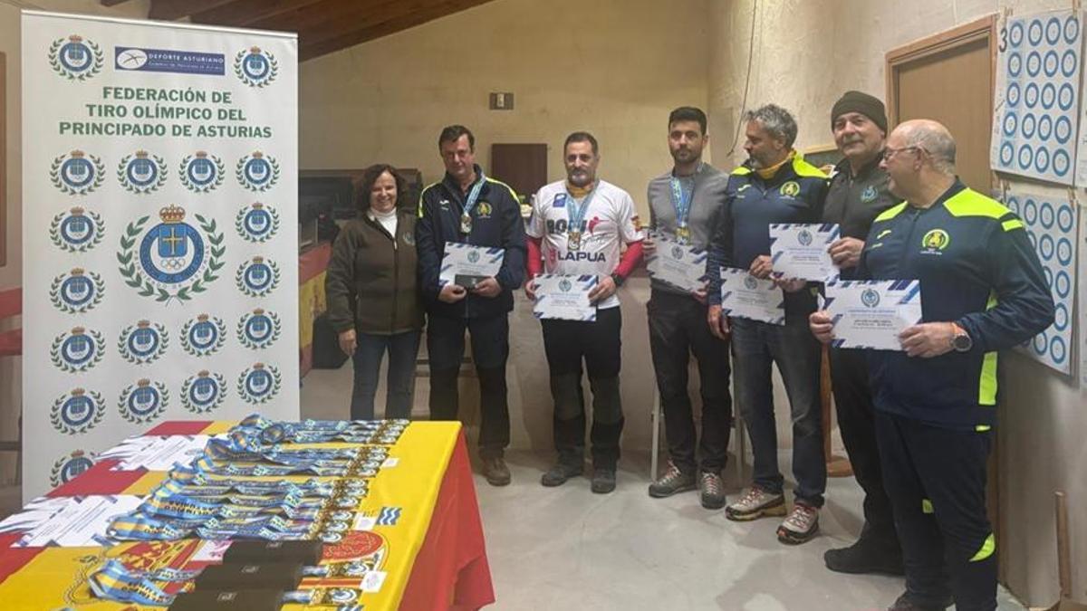 Un momento de la entrega de premios en la última competición.