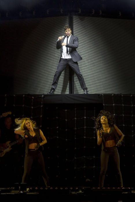 Ricky Martin pone a bailar a Málaga