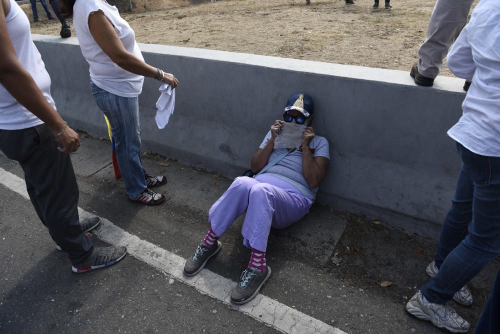 El alzamiento militar en Venezuela.