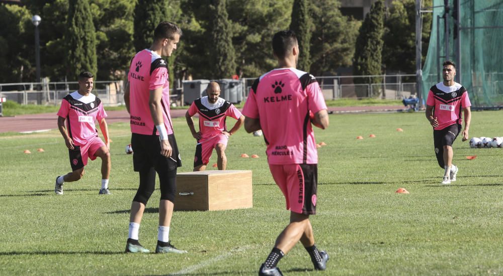 Primer entrenamiento de Lluís Planagumà