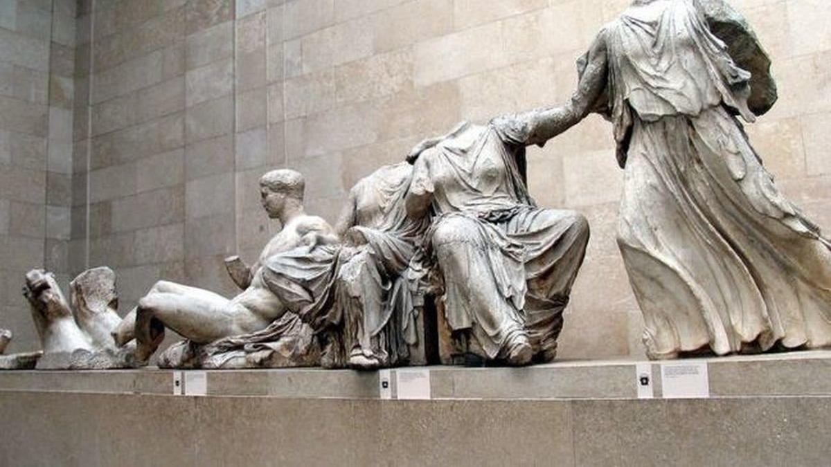Esculturas del Partenón de Atenas exhibidas en el British Museum de Londres.