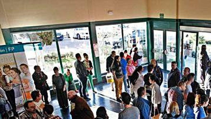 Aspirantes a lograr una plaza de docente en la última convocatoria.