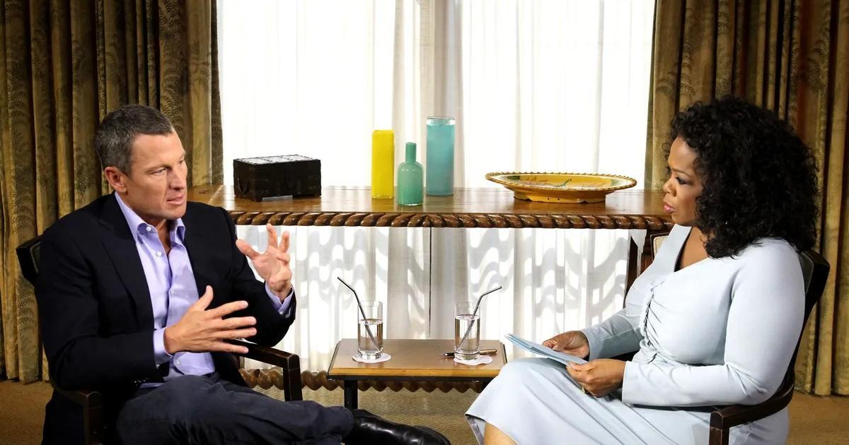 Armstrong, en el programa de Oprah