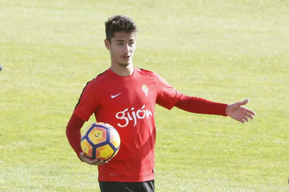 Entrenamiento del Sporting