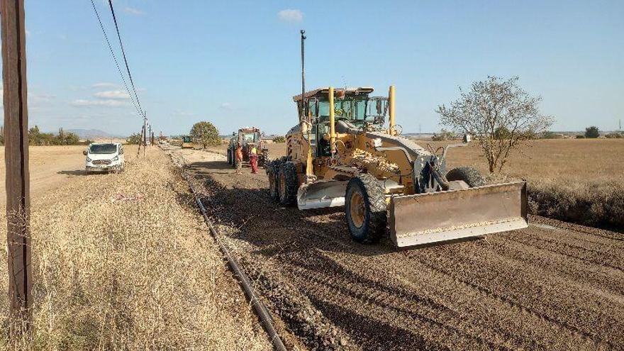 Los trabajos se centran en la infraestructura y el entorno más próximo, sobre todo terraplenes y cunetas.