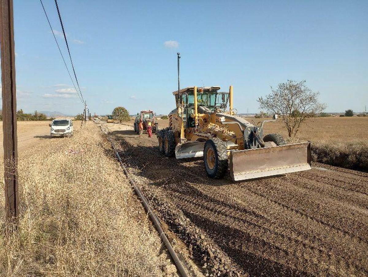 Los trabajos se centran en la infraestructura y el entorno más próximo, sobre todo terraplenes y cunetas.