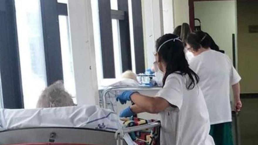 Imagen de archivo de pacientes en el Hospital Universitario