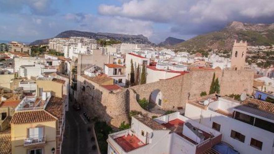 Imagen del casco urbano de Calp.