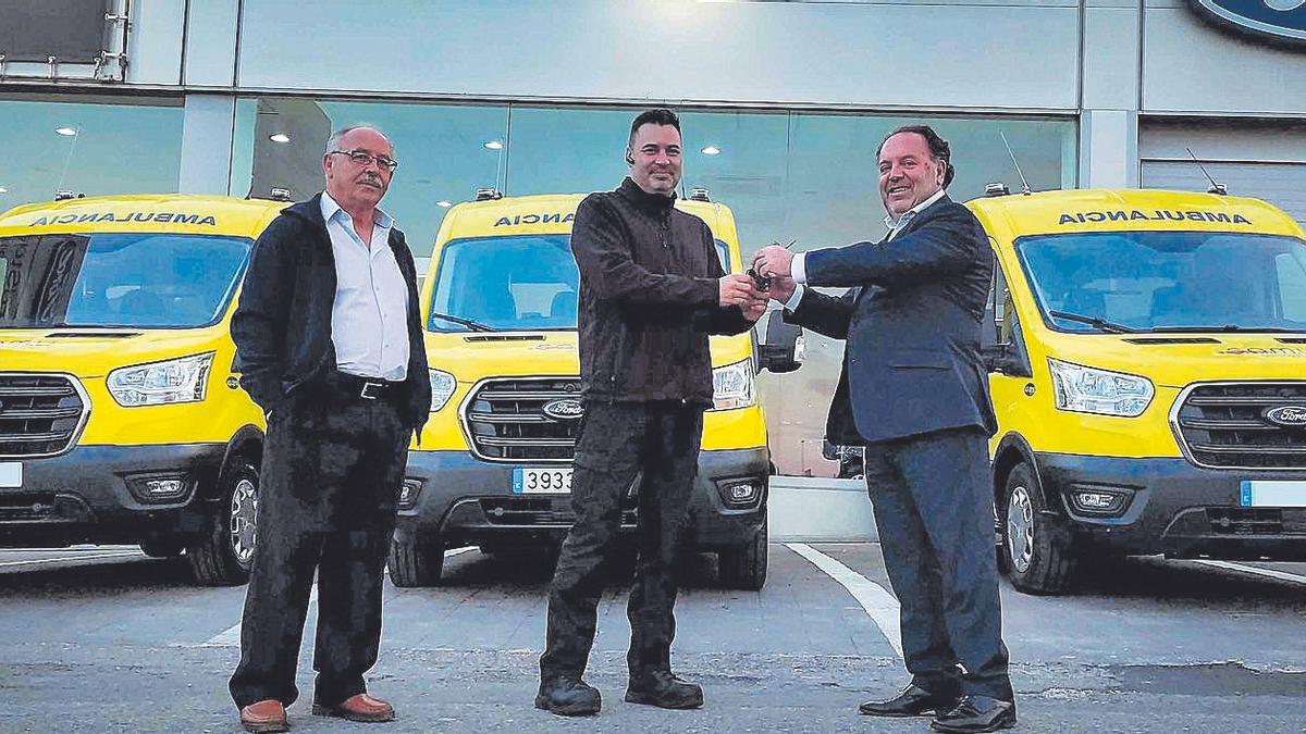 Grupo Terramovil, a través de Ford Arcomovil, dota a S.A.M.U. Ambulancias de una nueva flota de vehículos