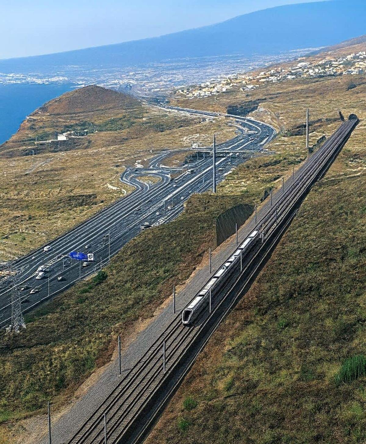 Así será el tren que se construirá en el sur de Tenerife.