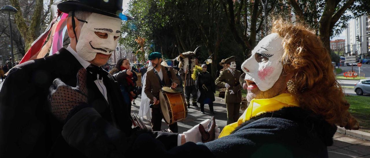 El Antroxu tradicional en Avilés