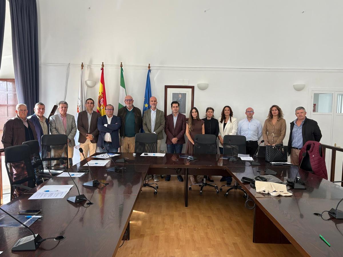 Primera reunión de la junta directiva de Metalcórdoba, hace algo más de un mes.