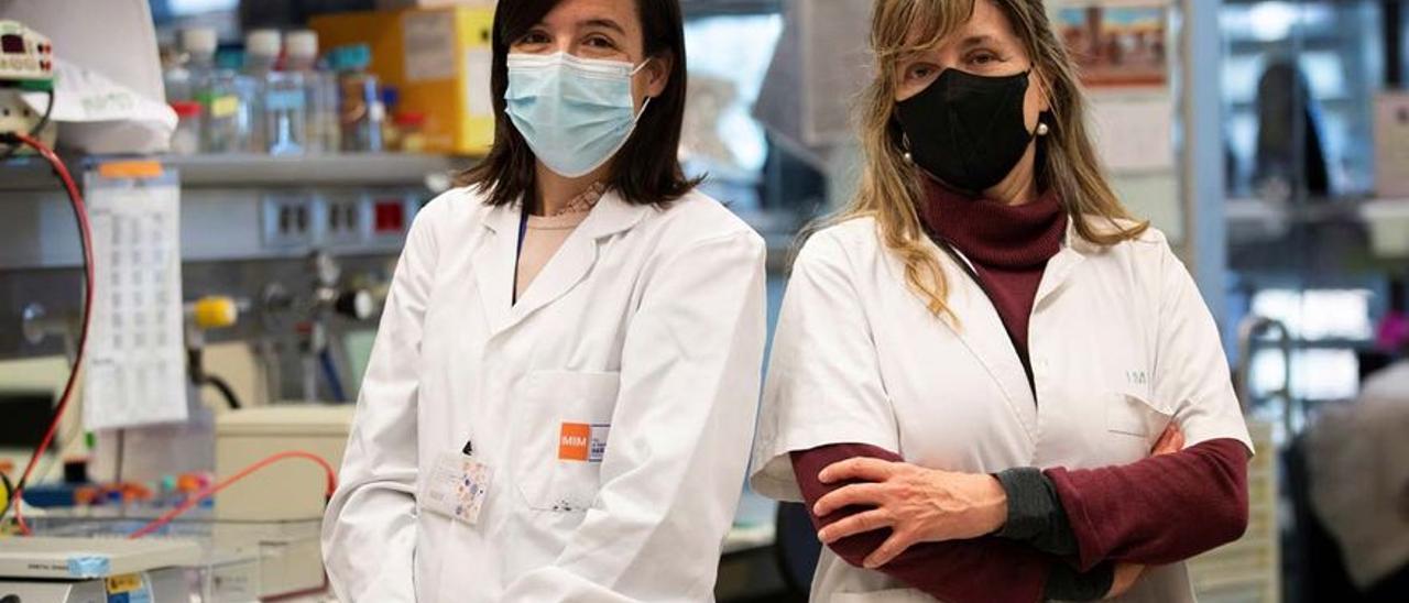 Las investigadoras del IMIM Neus Martínez-Bosch y Pilar Navarro.