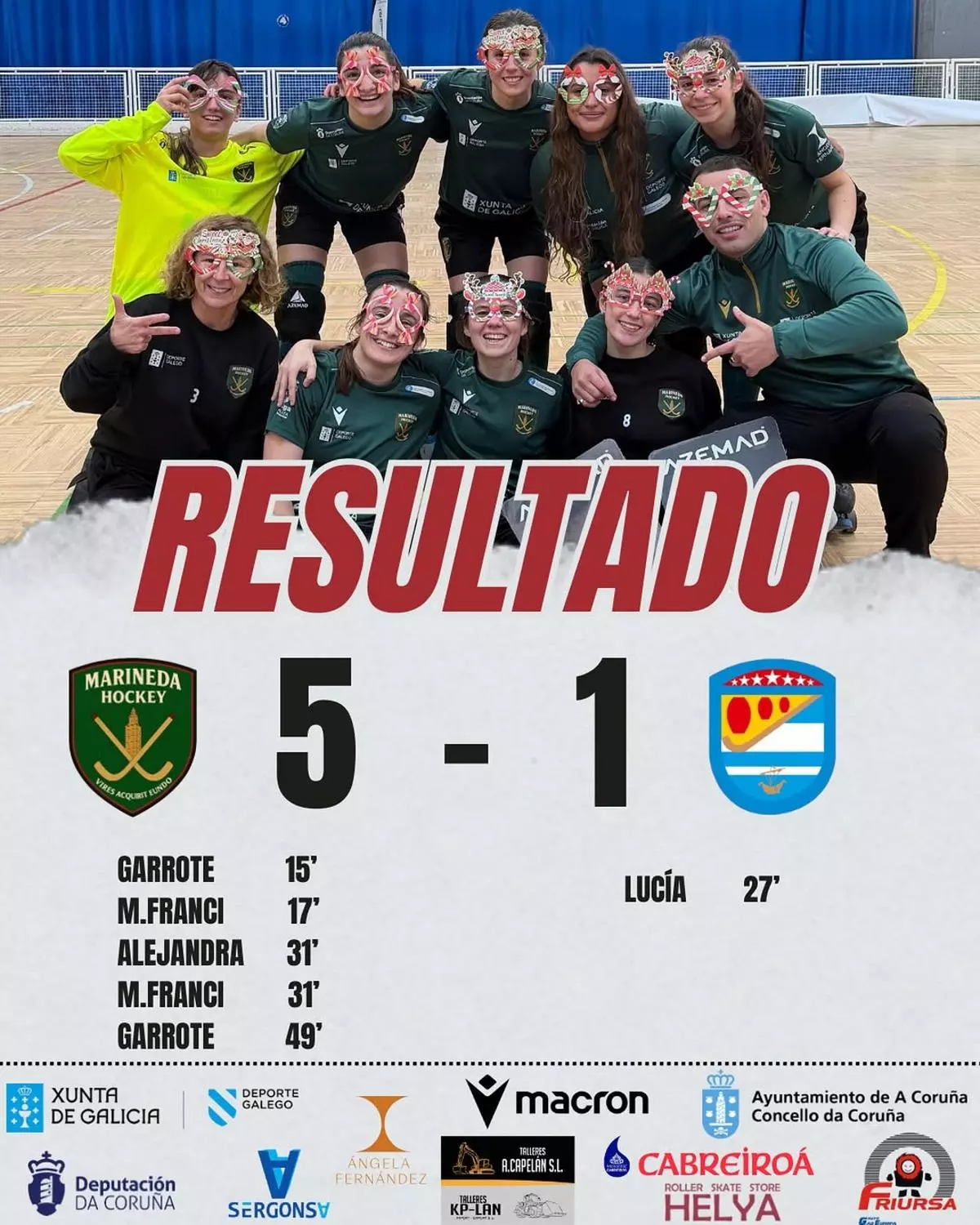 5-1 | Un intratable Marineda doblega al Alcorcón