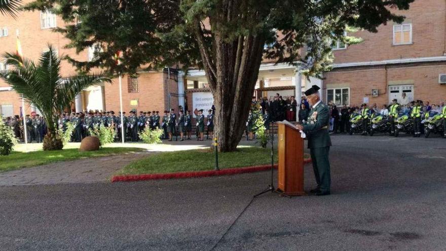 Celebración de la Guardia Civil en la Comandancia de Zamora.