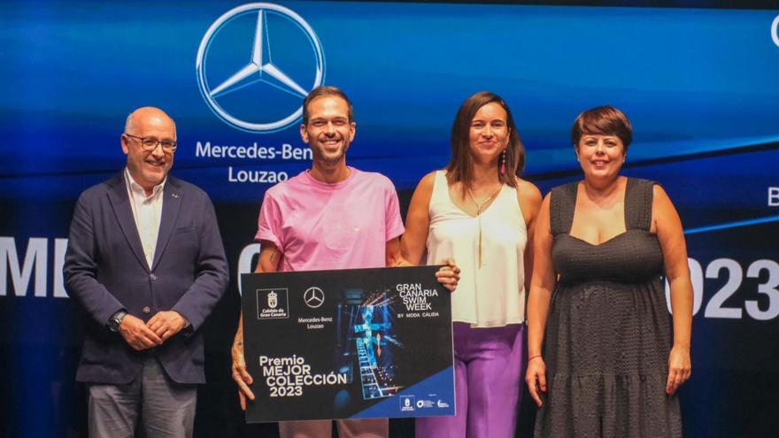 Arcadio Domínguez, premio a la Mejor Colección en Moda Cálida