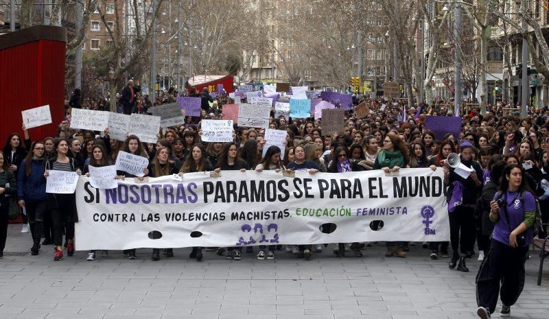 La jornada del 8M en Aragón