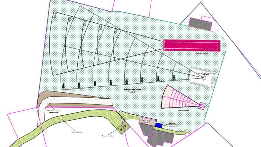 Plano de las obras en Ventín / cedida