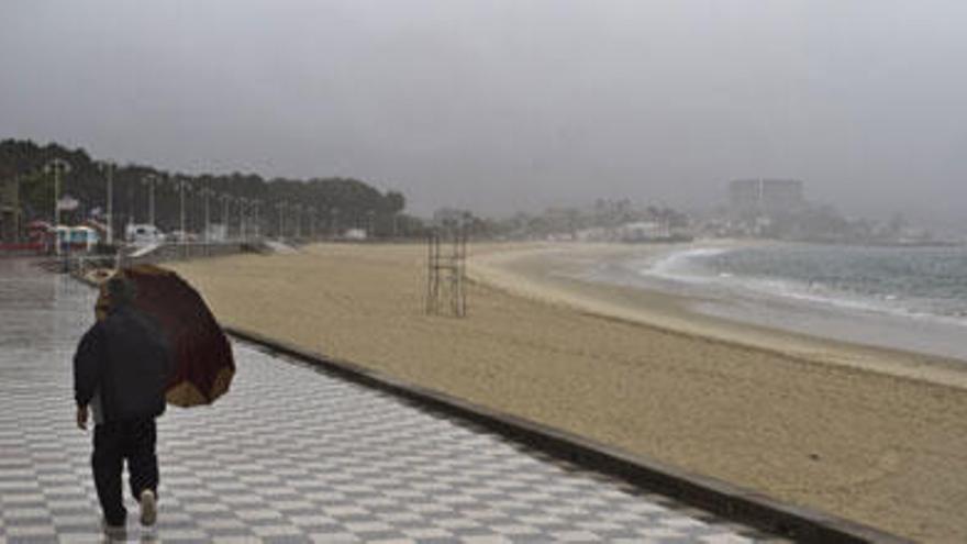 La playa de Samil, el pasado mes de julio.