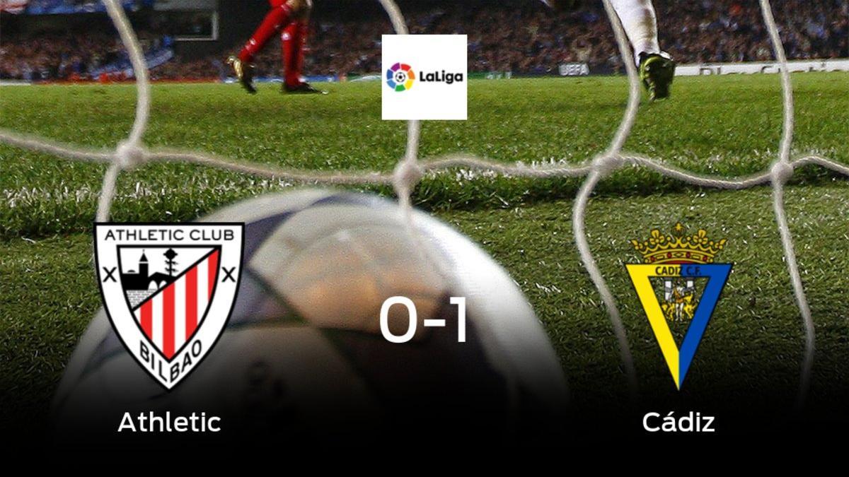 El Cádiz vence en el estadio de San Mamés al Athletic (0-1)