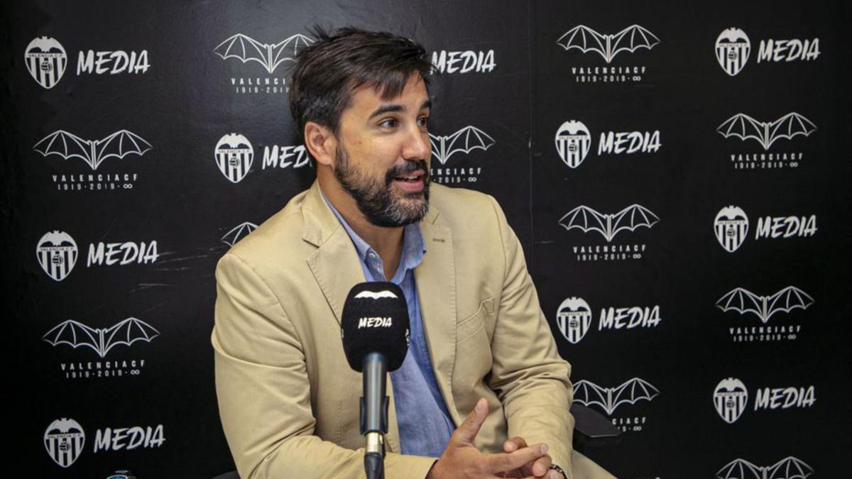 Javier Solís, nuevo director corporativo y portavoz del VCF. | VALENCIA CF