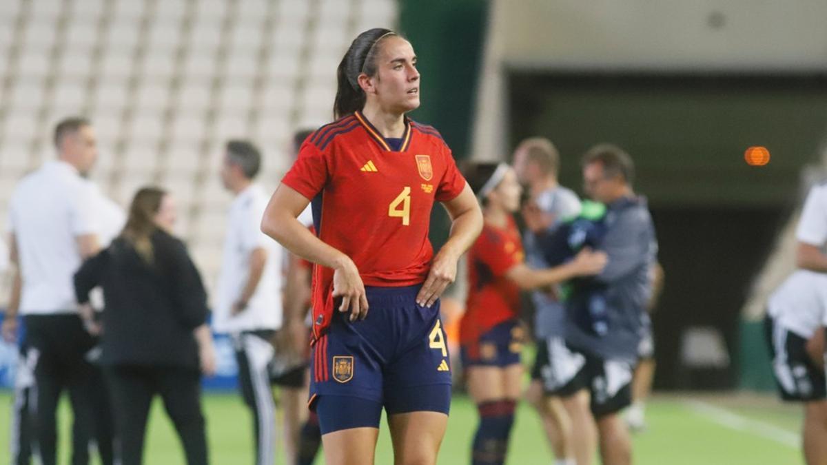 Rocío Gálvez, con la selección española en Córdoba.