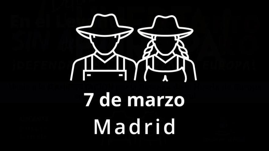 Los regantes animan a acudir a la manifestación de Madrid del 7 de marzo