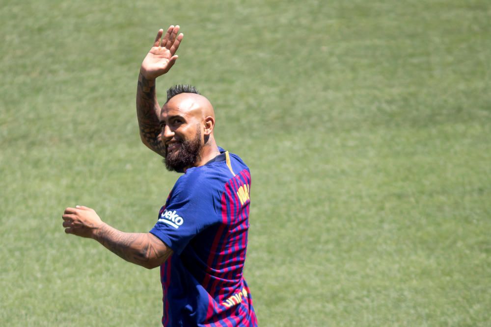 Presentació d'Arturo Vidal