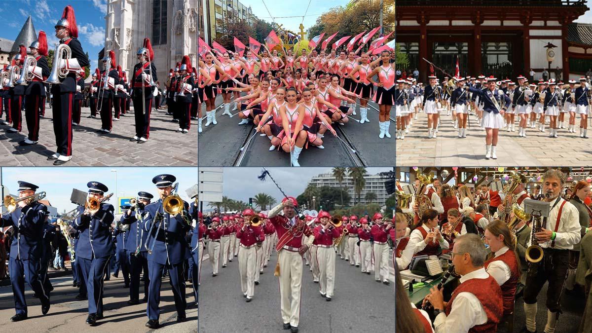 Las seis bandas que estarán en las fiestas de la Magdalena de Castelló este año.