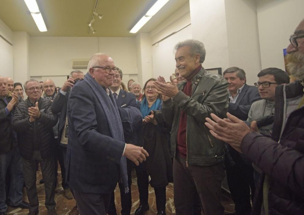 Homenaje a Manuel Fernández-Delgado en la galería Chys de Murcia