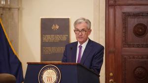 Archivo - El presidente de la Fed, Jerome Powell,