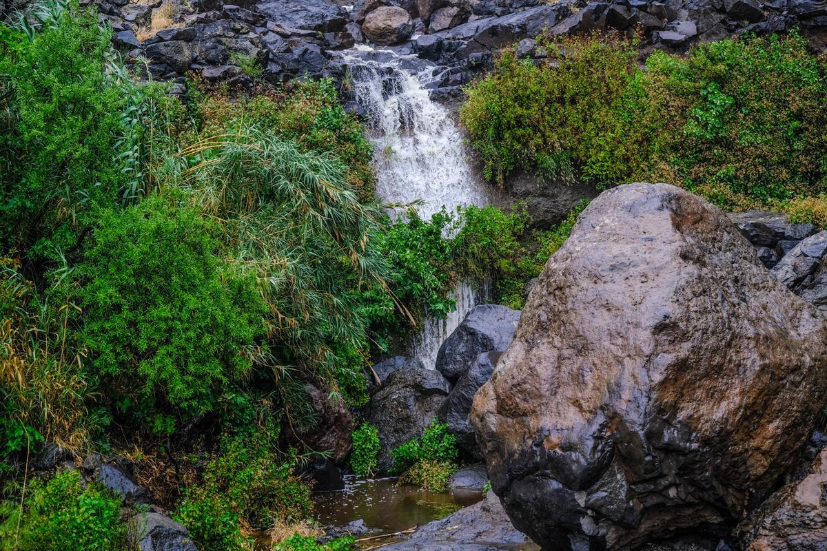 Las lluvias de la borrasca Óscar en Santa Lucía y San Bartolomé de Tirajana