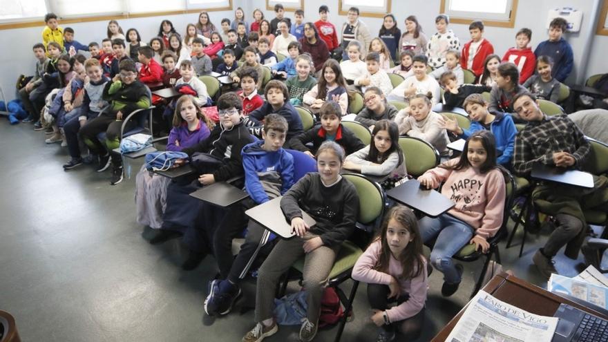 Alumnado de 3º y 4º de Primaria del CEIP Chano Piñeiro (Gondomar) visitó las instalaciones de FARO