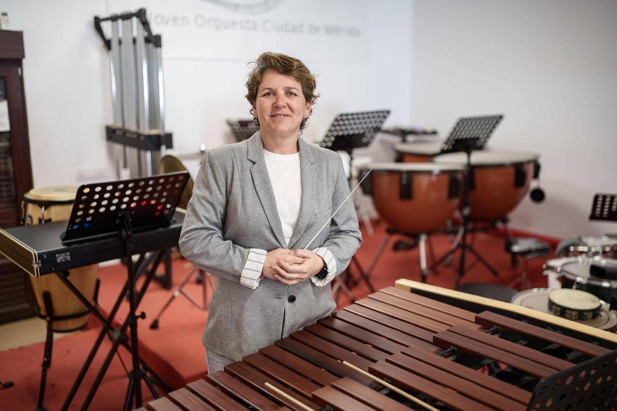Pilar Vizcaíno, directora de orquesta y fundadora de la Escuela de Artes Pilar Vizcaíno