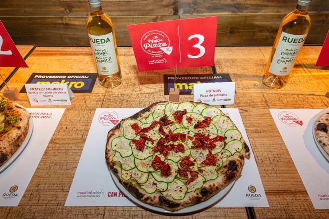 La pizza Pistacho de Hot Now, ganadora del concurso a mejor pizza de España 2022